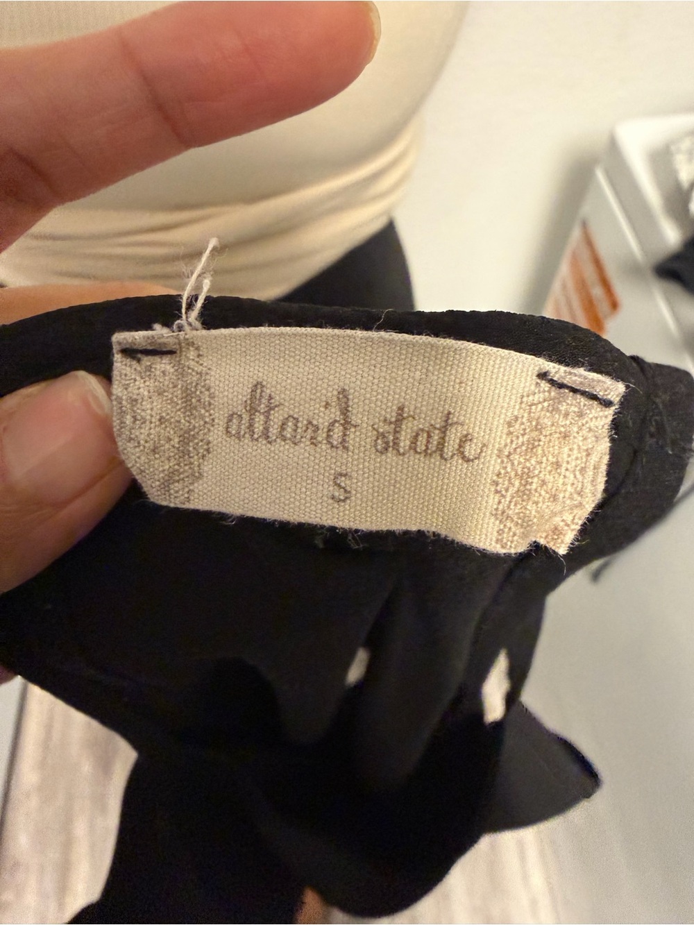 Altar'd State Black Ruffle-Hem Cami - Picture 3 of 3